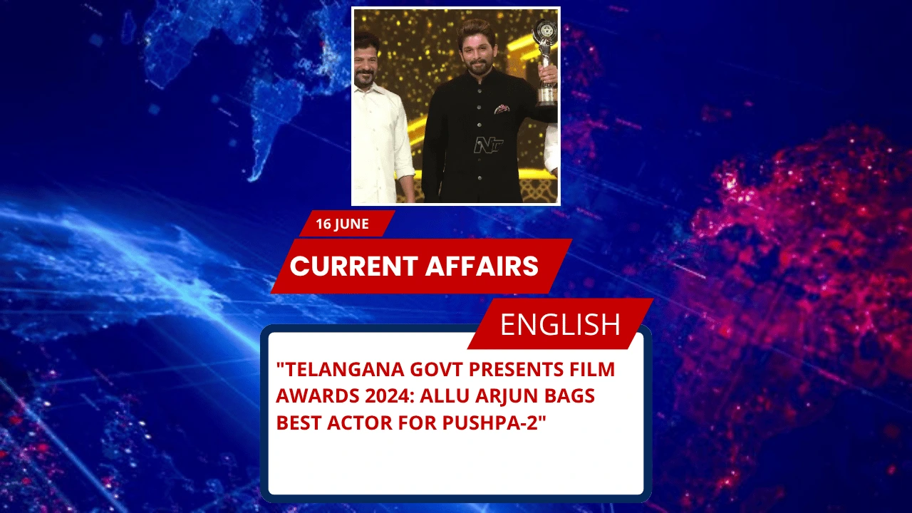 Telangana Govt Presents Film Awards 2024: Allu Arjun Bags Best Actor for Pushpa-2