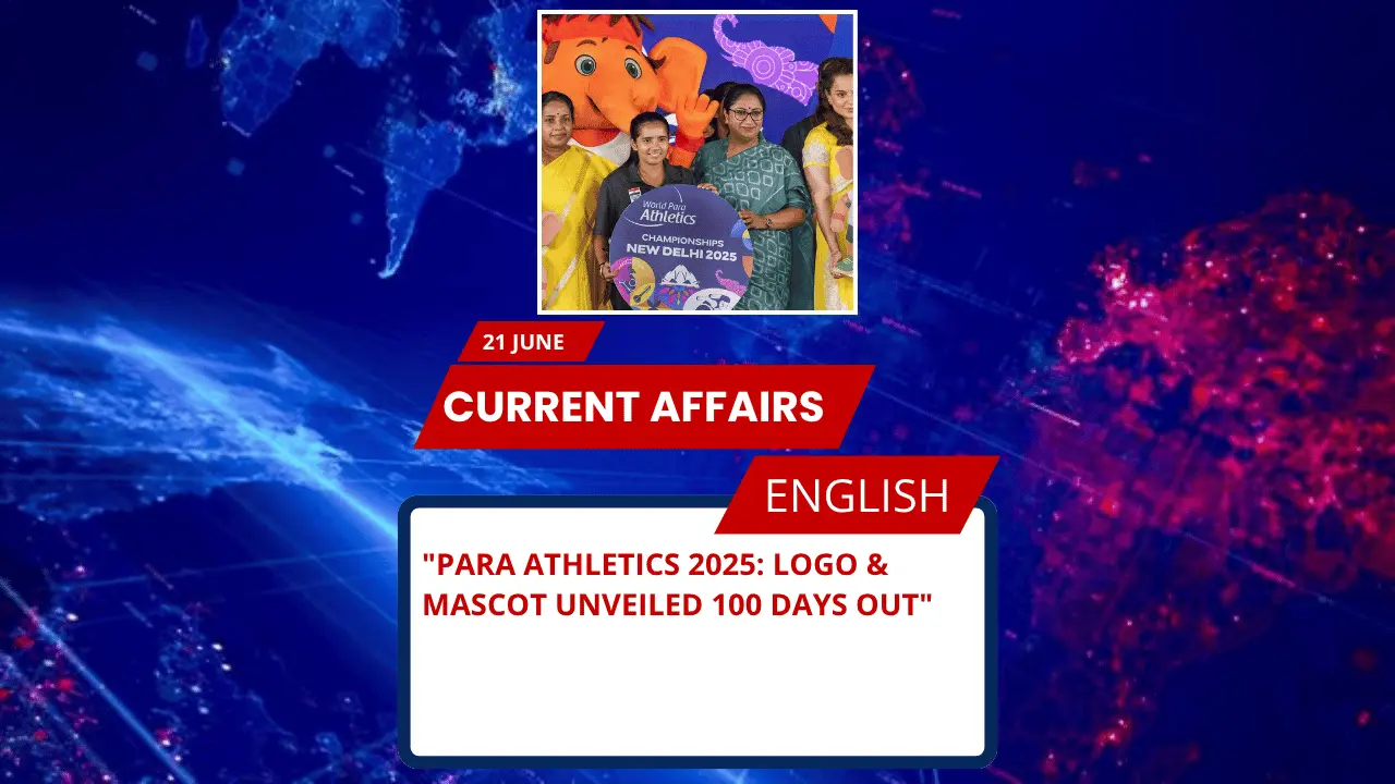 Para Athletics 2025: Logo & Mascot Unveiled 100 Days Out