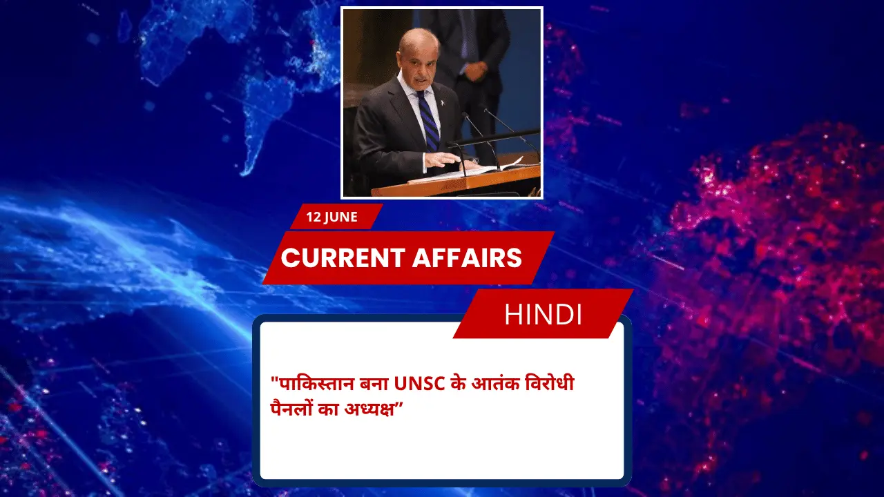 पाकिस्तान बना UNSC के आतंक विरोधी पैनलों का अध्यक्ष
